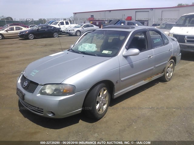 3N1AB51D94L729588 - 2004 NISSAN SENTRA SE-R SPEC V SILVER photo 2