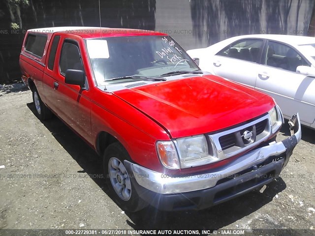 1N6DD26S7YC381704 - 2000 NISSAN FRONTIER KING CAB XE RED photo 1