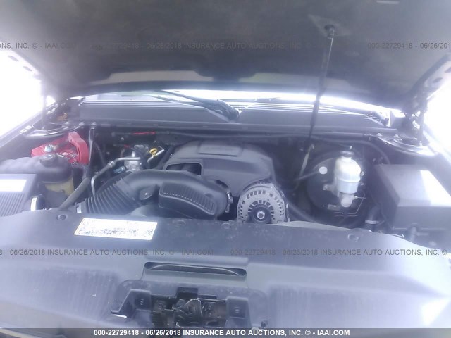 1GYEC63828R161744 - 2008 CADILLAC ESCALADE LUXURY შავი ფოტო 10