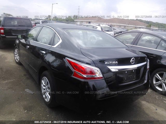 1N4AL3AP2FN370506 - 2015 NISSAN ALTIMA 2.5/S/SV/SL BLACK photo 3