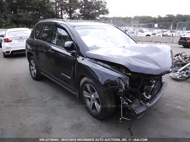 1C4NJDEB1GD751387 - 2016 JEEP COMPASS LATITUDE 黑色 照片 1