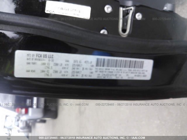 1C4NJDEB1GD751387 - 2016 JEEP COMPASS LATITUDE 黑色 照片 9