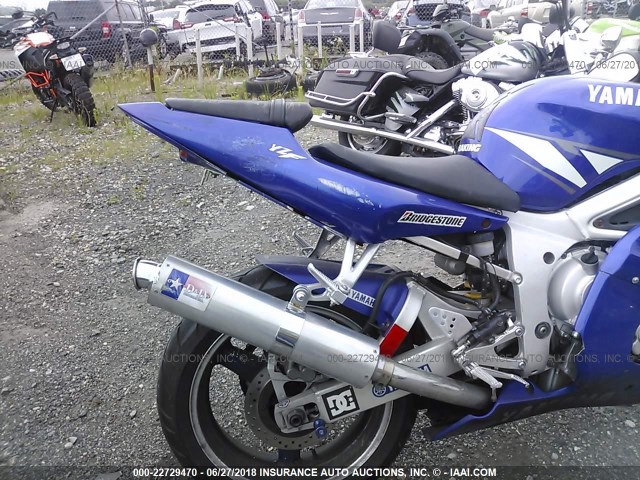 JYARJ04E1XA000678 - 1999 YAMAHA YZFR6 L BLUE photo 6