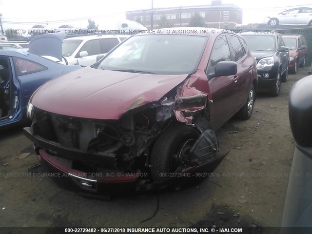 JN8AS58V19W186562 - 2009 NISSAN ROGUE S/SL RED photo 2