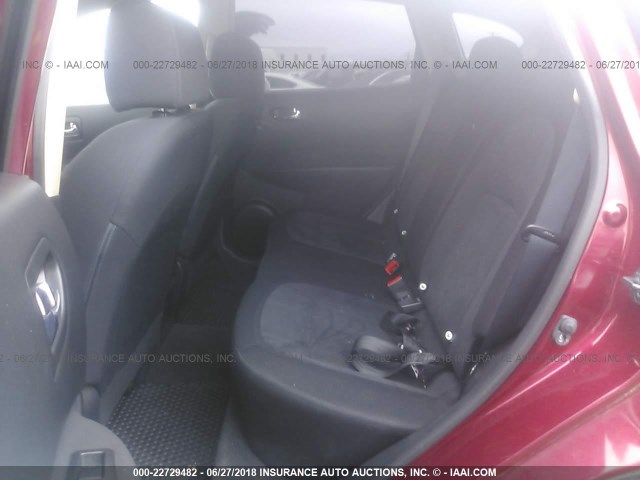 JN8AS58V19W186562 - 2009 NISSAN ROGUE S/SL RED photo 8