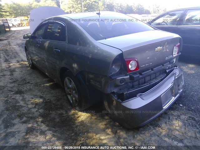 1G1ZD5EB7AF271812 - 2010 CHEVROLET MALIBU 2LT GRAY photo 3