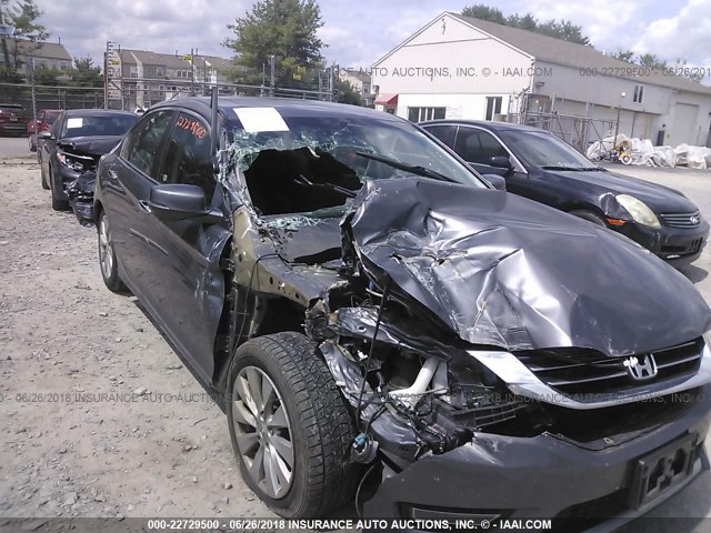 1HGCR2F84DA268305 - 2013 HONDA ACCORD EXL GRAY photo 6