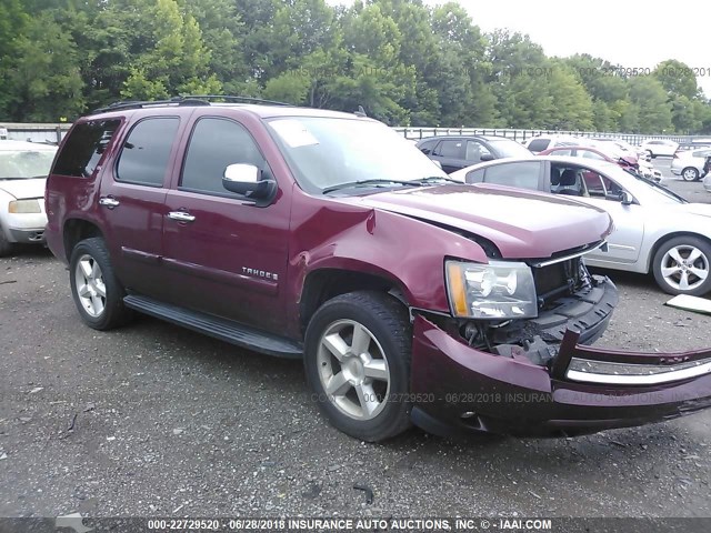 1GNFK130X7J287784 - 2007 CHEVROLET TAHOE K1500 MAROON photo 1