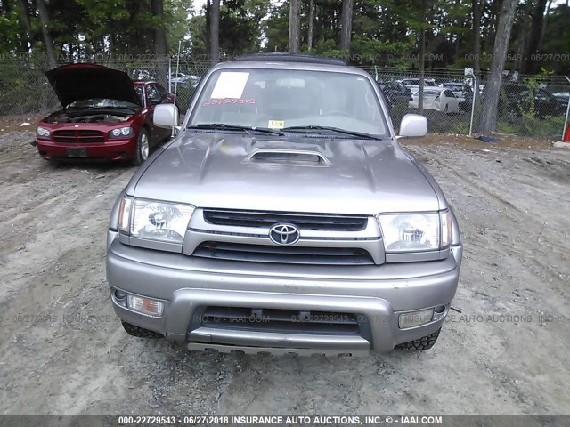 JT3HN86RX20378391 - 2002 TOYOTA 4RUNNER SR5 SILVER photo 6