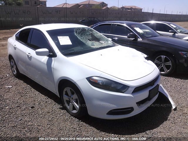 1C3CDFBA3GD613358 - 2016 DODGE DART SXT WHITE photo 1