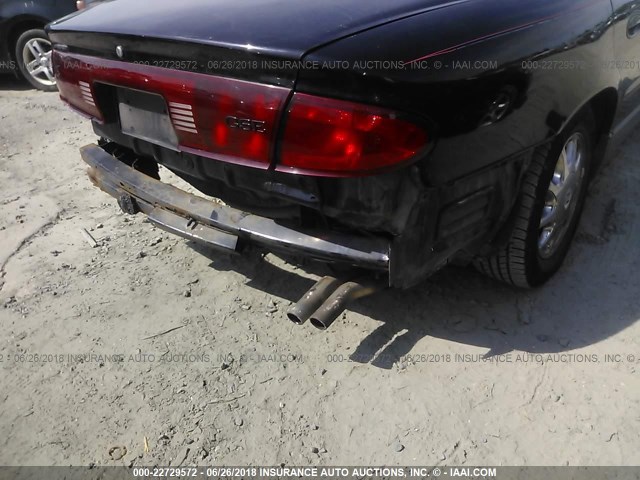 2G4WF5514Y1322031 - 2000 BUICK REGAL GS BLACK photo 6