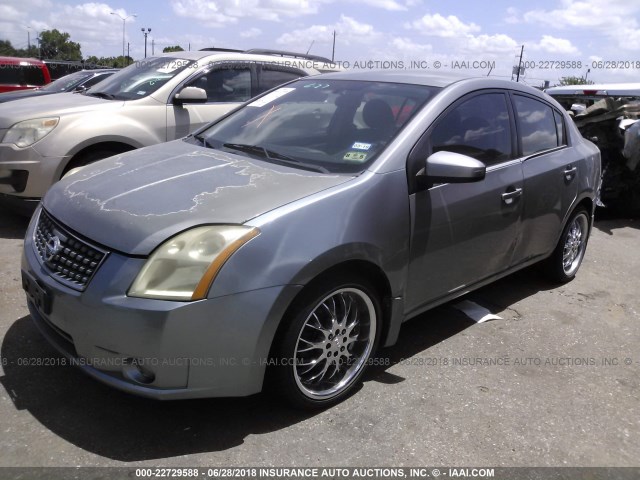 3N1AB61E08L628962 - 2008 NISSAN SENTRA 2.0/2.0S/2.0SL GRAY photo 2