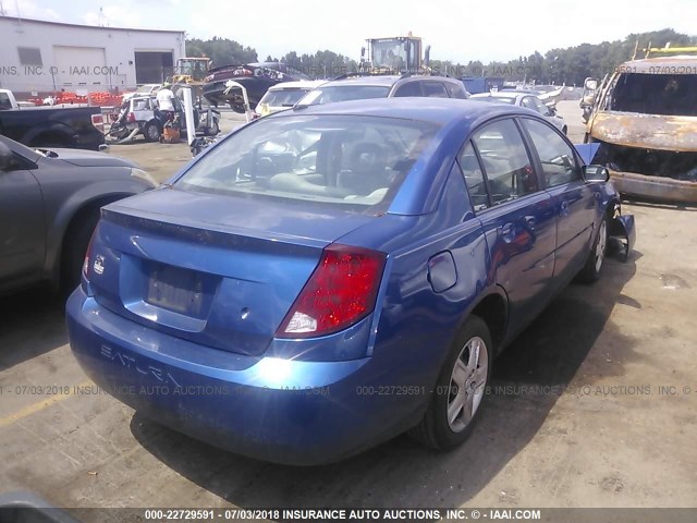 1G8AJ55F06Z100139 - 2006 SATURN ION LEVEL 2 BLUE photo 4