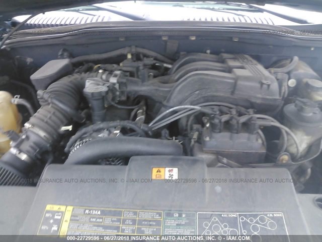 1FMZU73EX4UB80500 - 2004 FORD EXPLORER XLT/XLT SPORT/NBX 蓝色 照片 10