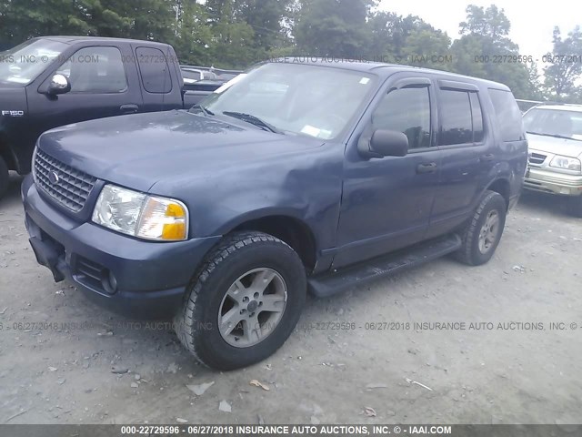 1FMZU73EX4UB80500 - 2004 FORD EXPLORER XLT/XLT SPORT/NBX 蓝色 照片 2