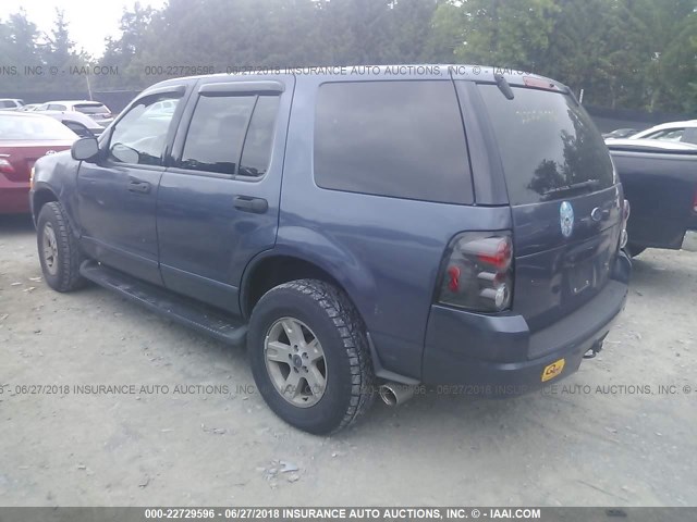 1FMZU73EX4UB80500 - 2004 FORD EXPLORER XLT/XLT SPORT/NBX 蓝色 照片 3
