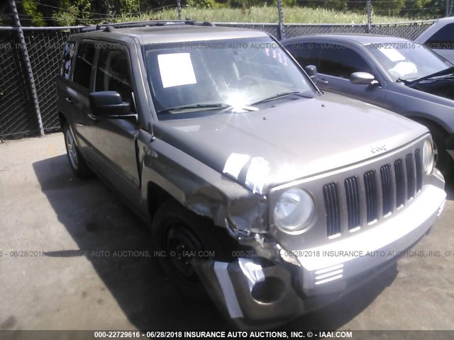 1J8FF48W47D396504 - 2007 JEEP PATRIOT LIMITED TAN photo 1