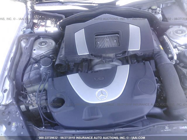 WDBSK71F37F124719 - 2007 MERCEDES-BENZ SL 550 SILVER photo 10