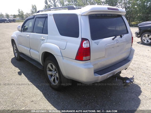 JTEBT17R480069324 - 2008 TOYOTA 4RUNNER LIMITED SILVER photo 3