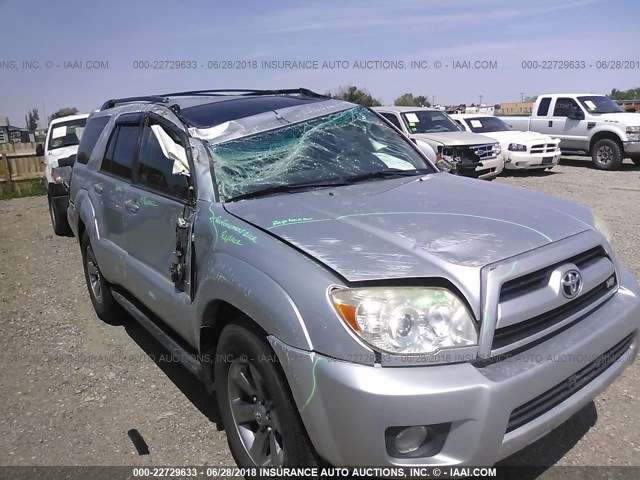 JTEBT17R480069324 - 2008 TOYOTA 4RUNNER LIMITED SILVER photo 6