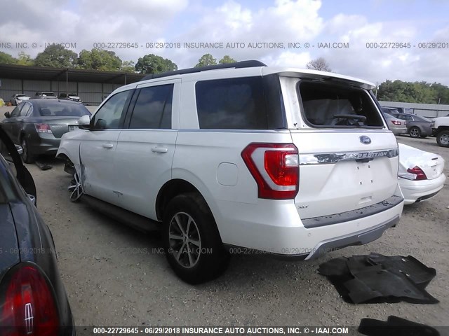 1FMJU1HT4JEA23892 - 2018 FORD EXPEDITION XLT WHITE photo 3