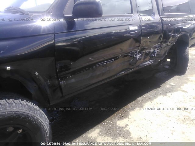 4TAWN72N1VZ321458 - 1997 TOYOTA TACOMA XTRACAB BLACK photo 6