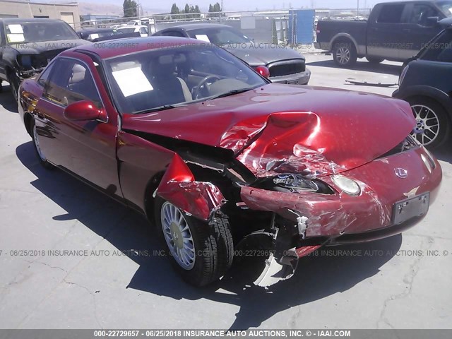 JT8JZ31C9N0004106 - 1992 LEXUS SC 300 RED photo 1