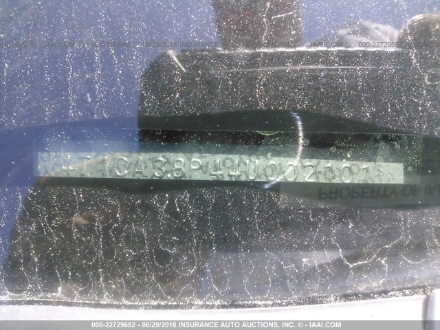 4T1CA38P44U002101 - 2004 TOYOTA CAMRY SOLARA SE/SLE Gümüş foto 9