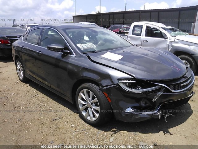 1C3CCCCG2FN618290 - 2015 CHRYSLER 200 C BLACK photo 1