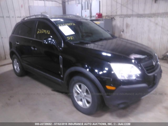 3GSDL43N88S661615 - 2008 SATURN VUE XE BLACK photo 1