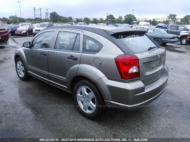 1B3HB48B68D685265 - 2008 DODGE CALIBER SXT GREEN photo 3