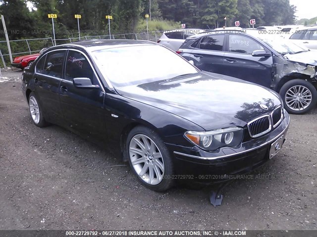 WBAGN63565DS59387 - 2005 BMW 745 LI BLACK photo 1