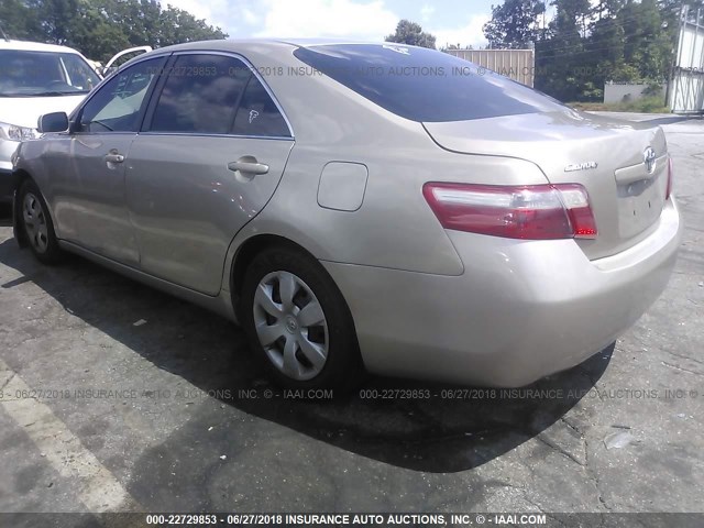 4T1BE46K97U082433 - 2007 TOYOTA CAMRY NEW GENERAT CE/LE/XLE/SE GOLD photo 3