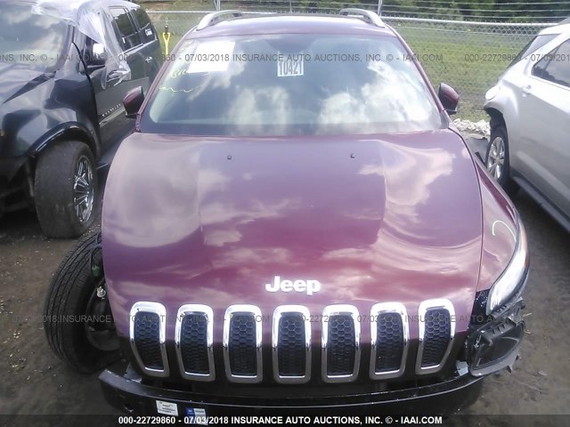 1C4PJLCB0JD616172 - 2018 JEEP CHEROKEE LATITUDE Kırmızı fotoğraf 8