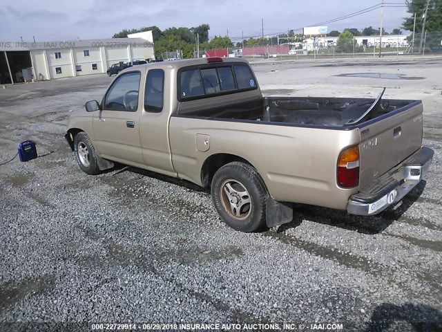 4TAVL52N9WZ080790 - 1998 TOYOTA TACOMA XTRACAB GOLD photo 3