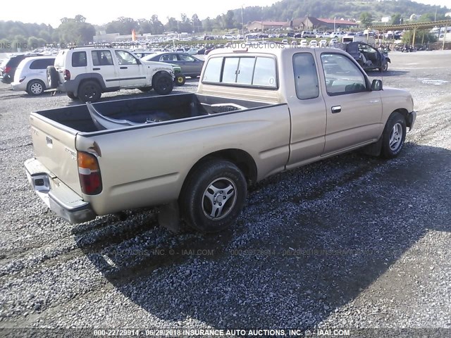 4TAVL52N9WZ080790 - 1998 TOYOTA TACOMA XTRACAB GOLD photo 4