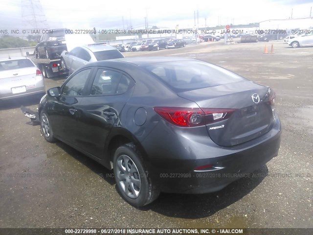 JM1BM1T75G1296844 - 2016 MAZDA 3 SPORT GRAY photo 3