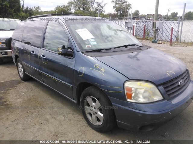 2FMDA51666BA02952 - 2006 FORD FREESTAR SE BLUE photo 1