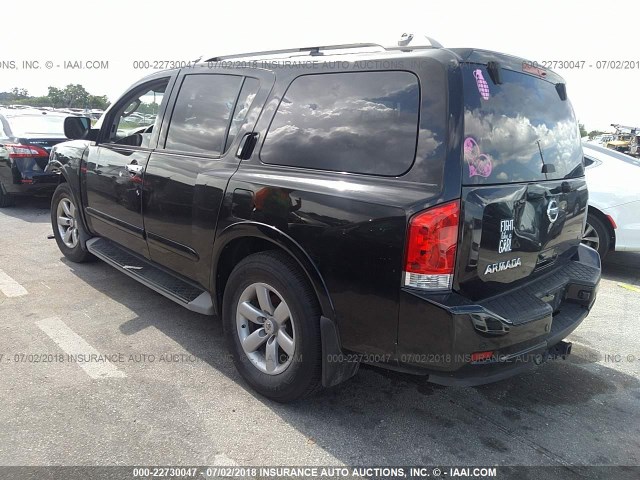 5N1BA0NDXBN600530 - 2011 NISSAN ARMADA SV/SL/PLATINUM BLACK photo 3