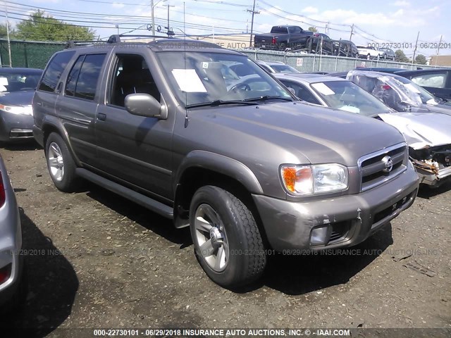 JN8DR09Y72W706452 - 2002 NISSAN PATHFINDER LE/SE BROWN photo 1