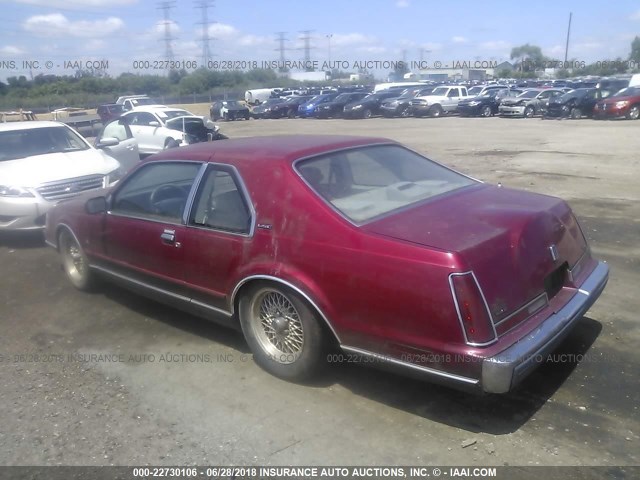 1LNCM93E2MY792894 - 1991 LINCOLN MARK VII LSC RED photo 3