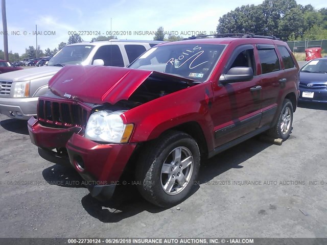 1J4GR48K85C554792 - 2005 JEEP GRAND CHEROKEE LAREDO/COLUMBIA/FREEDOM 红色 照片 2