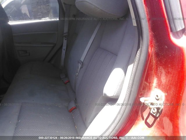 1J4GR48K85C554792 - 2005 JEEP GRAND CHEROKEE LAREDO/COLUMBIA/FREEDOM 红色 照片 8