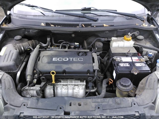 KL1TD5DEXBB177884 - 2011 CHEVROLET AVEO LS/LT 黑色 照片 10