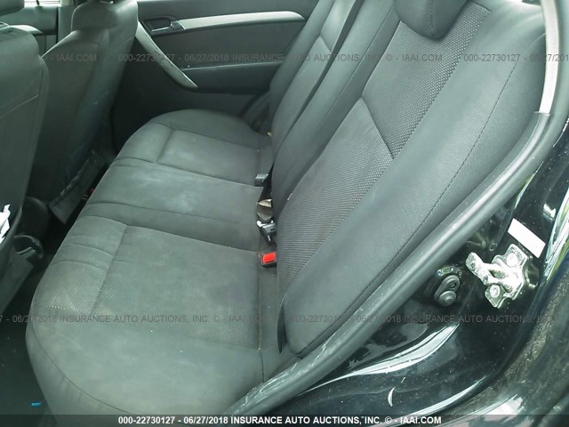 KL1TD5DEXBB177884 - 2011 CHEVROLET AVEO LS/LT 黑色 照片 8
