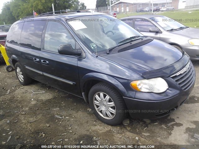 2A4GP54L97R114648 - 2007 CHRYSLER TOWN & COUNTRY TOURING BLUE photo 1