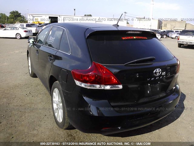 4T3ZA3BB7EU088441 - 2014 TOYOTA VENZA LE/XLE BLACK photo 3