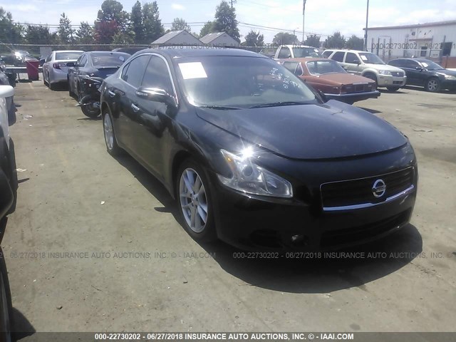 1N4AA5AP8BC834163 - 2011 NISSAN MAXIMA S/SV BLACK photo 1