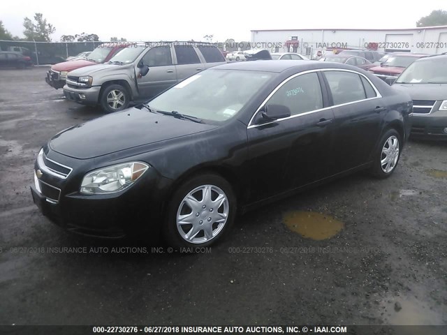 1G1ZB5EB4AF315707 - 2010 CHEVROLET MALIBU LS Qara foto 2