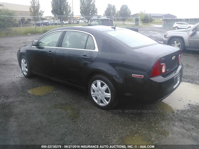 1G1ZB5EB4AF315707 - 2010 CHEVROLET MALIBU LS Qara foto 3